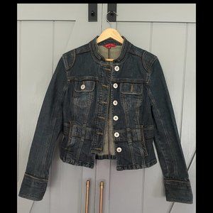 Smart Set Denim moto jacket